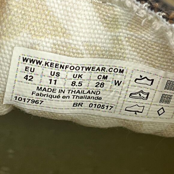 Keen Womens Size US 11 Forest Night Elsa Wool Fleece Plaid Sneakers - Picture 8 of 8